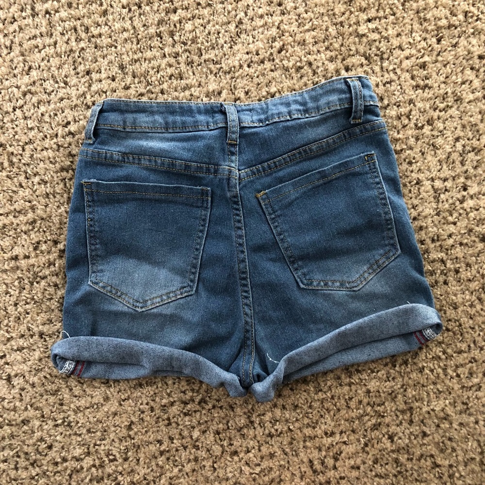 Retro Stripes High Rise Shorts - Picture 3 of 3